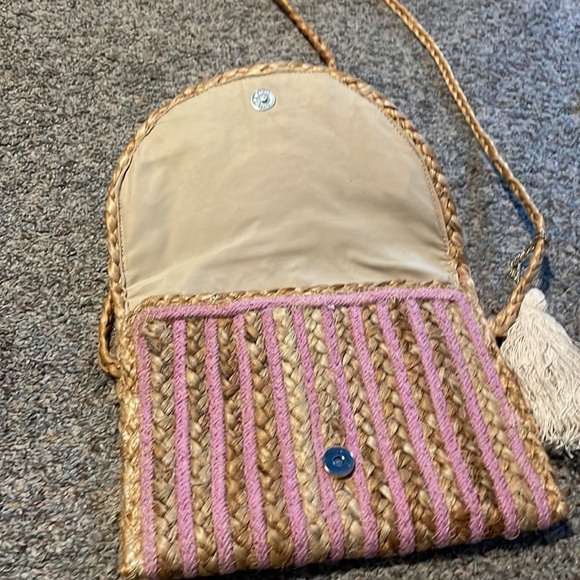 Woven straw bag - Picture 3 of 6